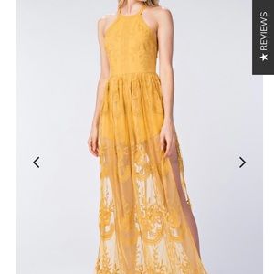 Honey Belle Teal Romper with Lace Maxi Overlay